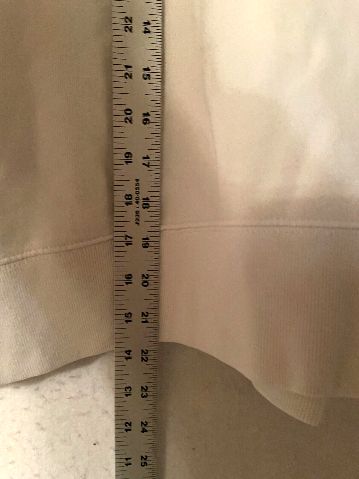 Ralph Lauren felpa con cappuccio donna XL bianca felpa in pile pony