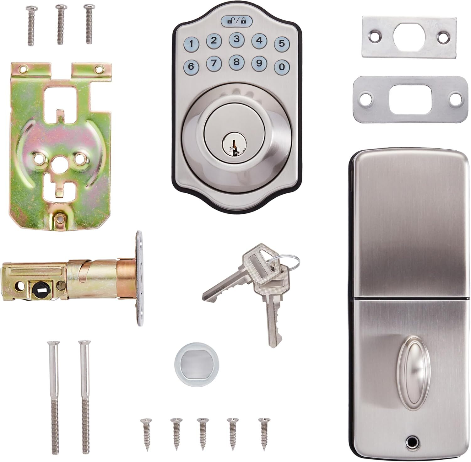 Electronic Keyless Keypad Deadbolt Door Lock – 1 Pack-image