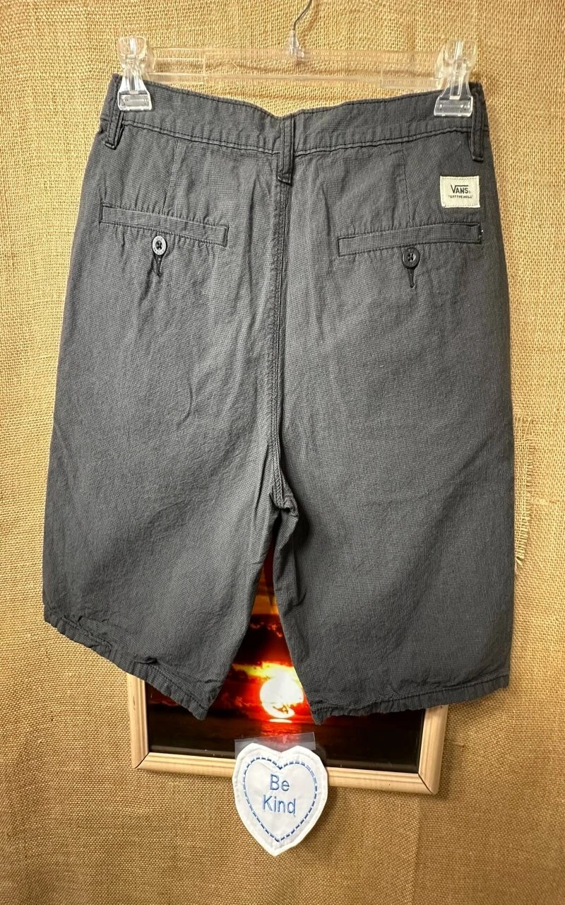 VANS men’s black casual shorts 30 flat solid zipper Bangladesh