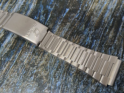 Nos Rare Vintage Enicar Bracelet 20mm Straight end piece .