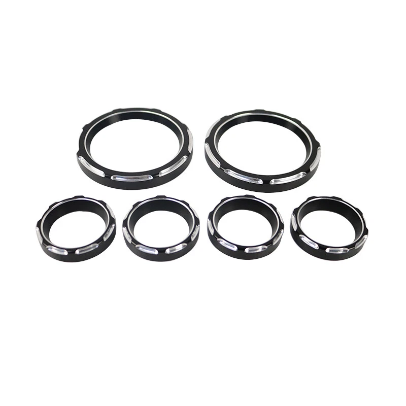 Kit de bisel de ráfaga medidor velocímetro para Harley Electra Street Tri Glide FLHT 96-13 Foto 3 de 4