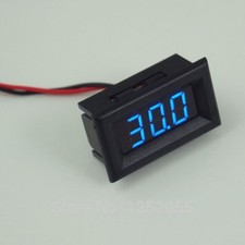 NEW stock - - tractor volt meter upgrade part - digital battery meter BLUE