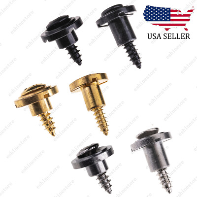 1 Pair Round String Trees String Retainer Guides with Screws For Strat Guitar