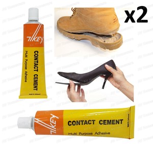 CONTACT CEMENT GLUE ADHESIVE RUBBER LEATHER FABRICS SOLE HEEL SHOE
