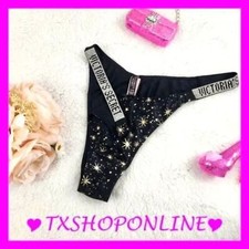 Victoria's  Secret Stars Bling Brazilian Panty  NWT