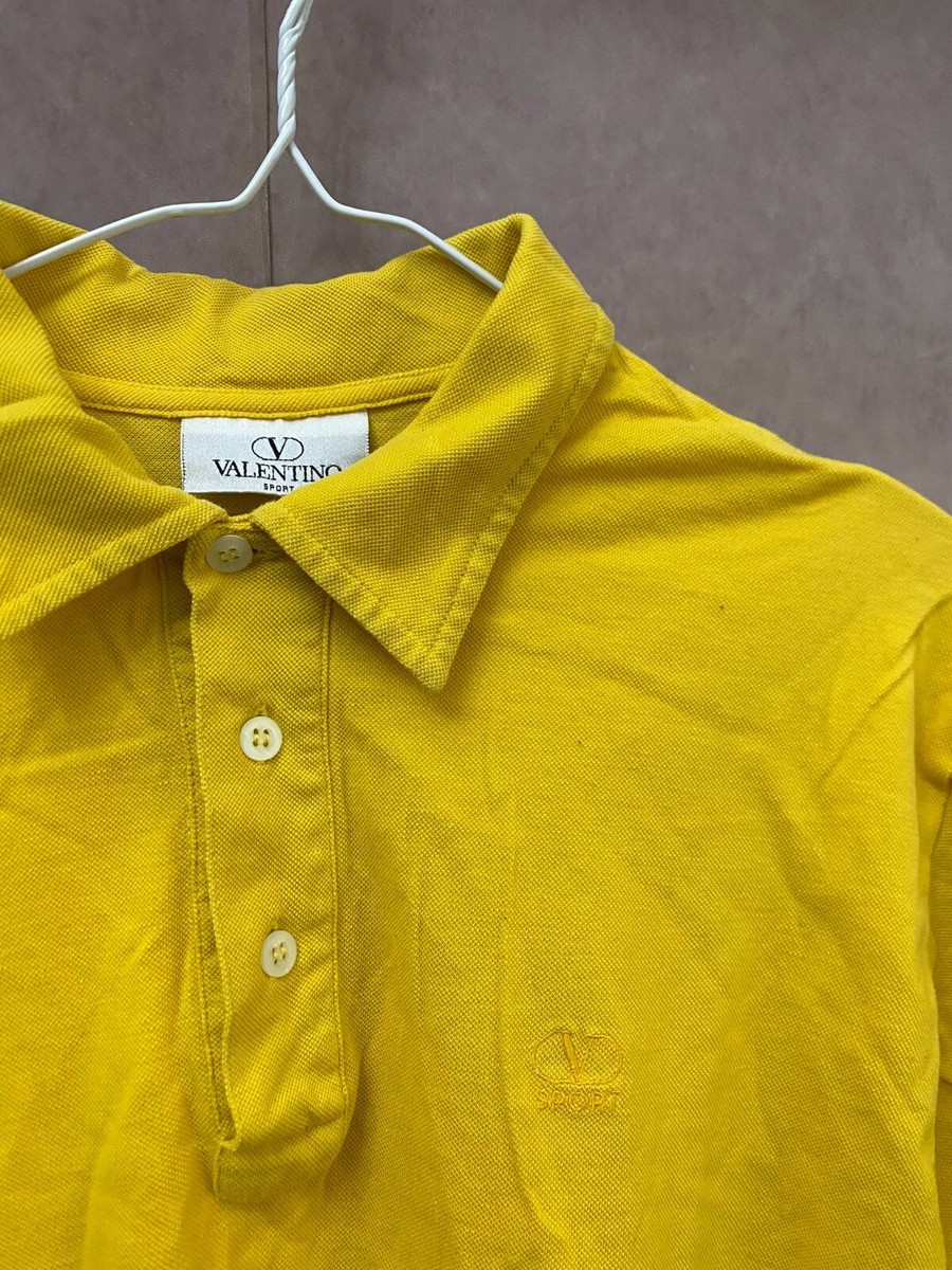 Valentino Vintage Men's Cotton Polo Shirt Size L | eBay