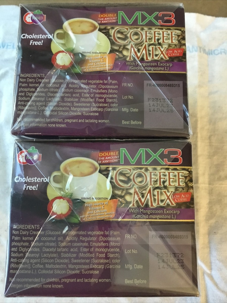 2 BOXES MX3 COFFEE HIGH SOURCE OF VIT C AND CALCIUM | eBay