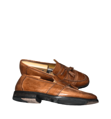 Johnston & Murphy dress shoes Brown leather size 9.5 with  display picture 3