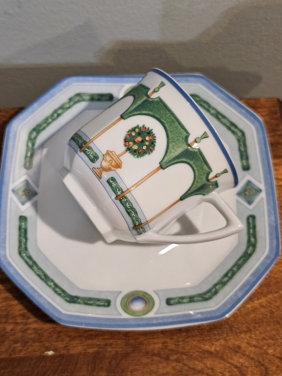 PHILIPPE DESHOULIERES JARDIN ROYAL DE VERSAILLES CUP & SAUCER