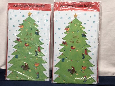 Christmas Card/Money/Gift Cards By American Greetings  6 Per Pack Sealed Blank