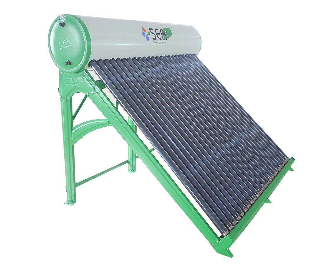 SEA Solar Passive Water Heater With Un-pressurized Tank 40Gallon/50G/80G |  eBay
