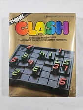 1986 Pressman Challenge Game CLASH Think Series NEW Sealed