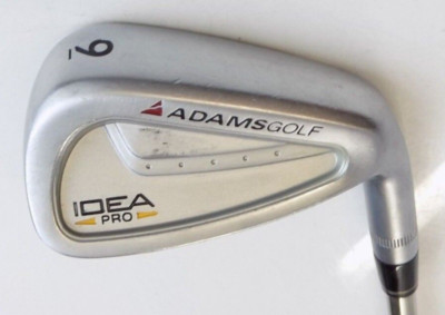 Adams Idea Pro Forged 9 Eisen Schwarz Gold Regular Flex Stahlschaft 
