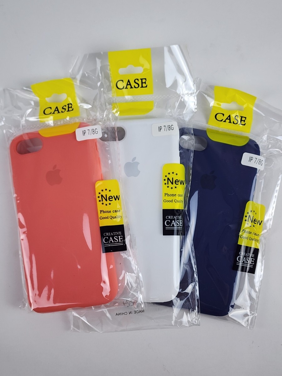 IPhone 7/8G Silicone Phone Case, Soft Microfiber Lining, Choice of Colors!