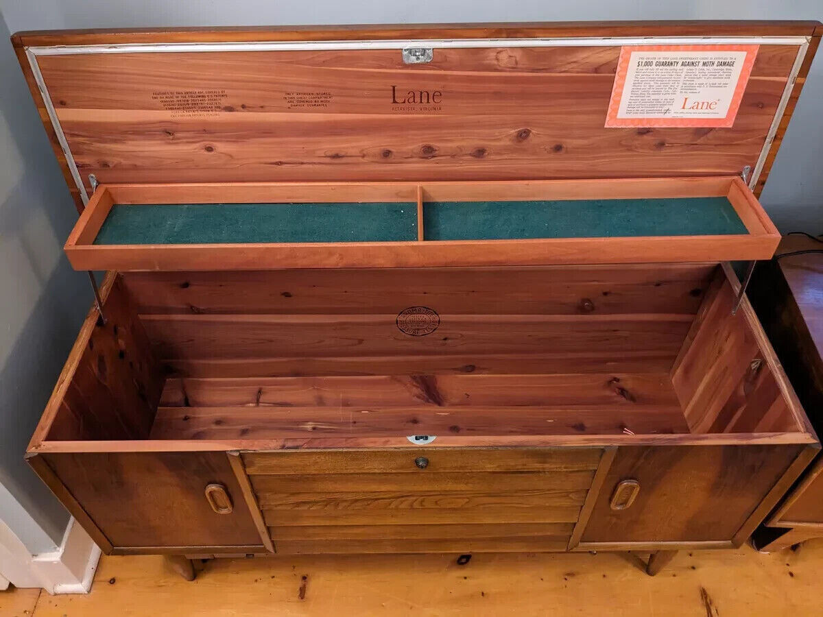 1964 Sweetheart Cedar Blanket Chest Mid Century Modern | eBay