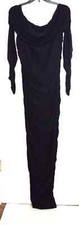 FASHION NOVA RUCHED MAXI DRESS - BLACK - 1X NWT