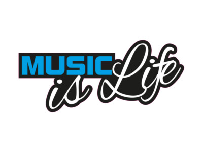 1 x Aufkleber Music Is Life Leben Musik Party DJ Club Autoaufkleber Tuning JDM