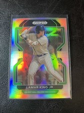 2022 Prizm Draft Picks Lamar King Jr. SP Silver Prizm San Diego Padres Prospect