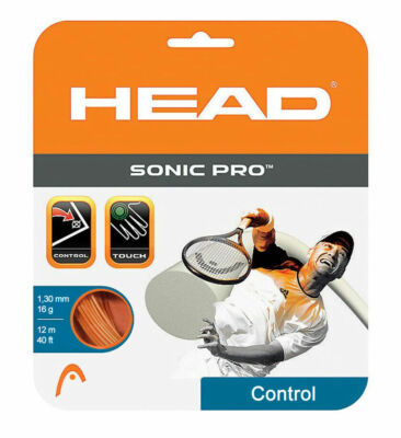 Download NEW Head Sonic Pro Orange16 G Guage Tennis String 40 foot Pack forty ft Set | eBay