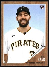2021 Topps Archives Will Craig Rookie #88 Pittsburgh Pirates