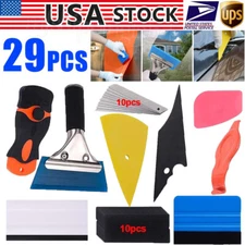 Car Window Tint Tools Kit Car Film Tinting Scraper Squeegee Vinyl Wrap Install