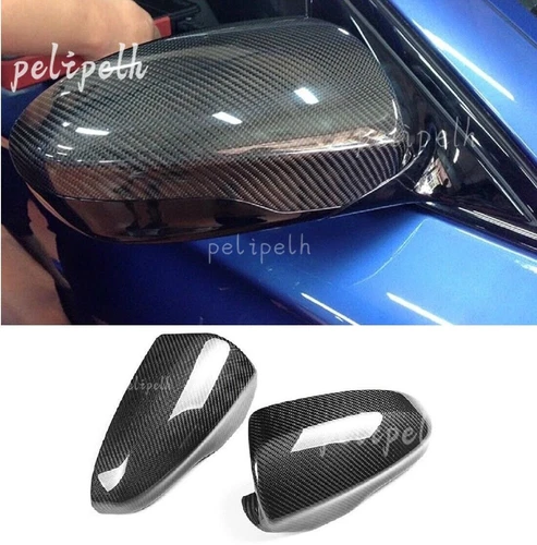 CARBON FIBER FOR BMW M6 F06 F12 F13 2012-18 CAR SIDE VIEW MIRROR CAPS ADD ON