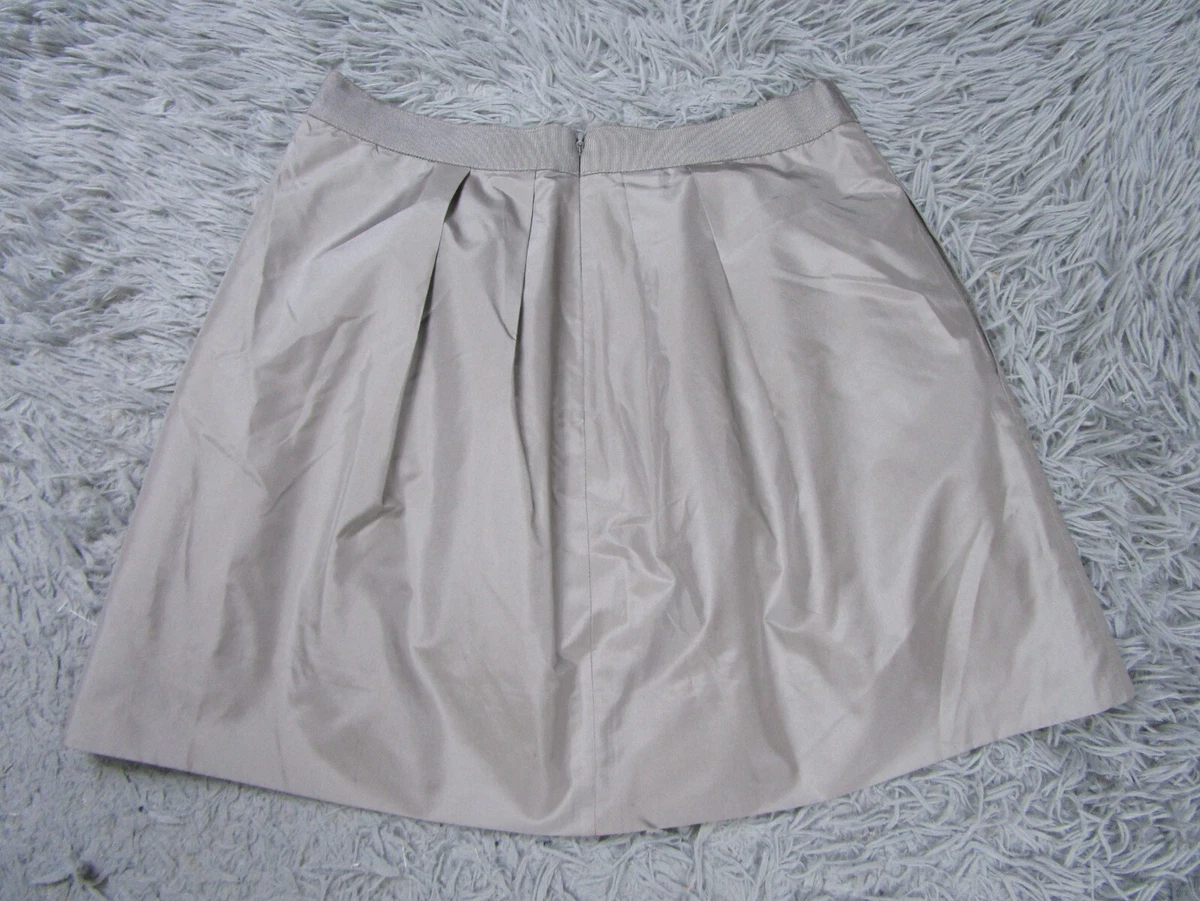 J crew grey pleated cheap skirt