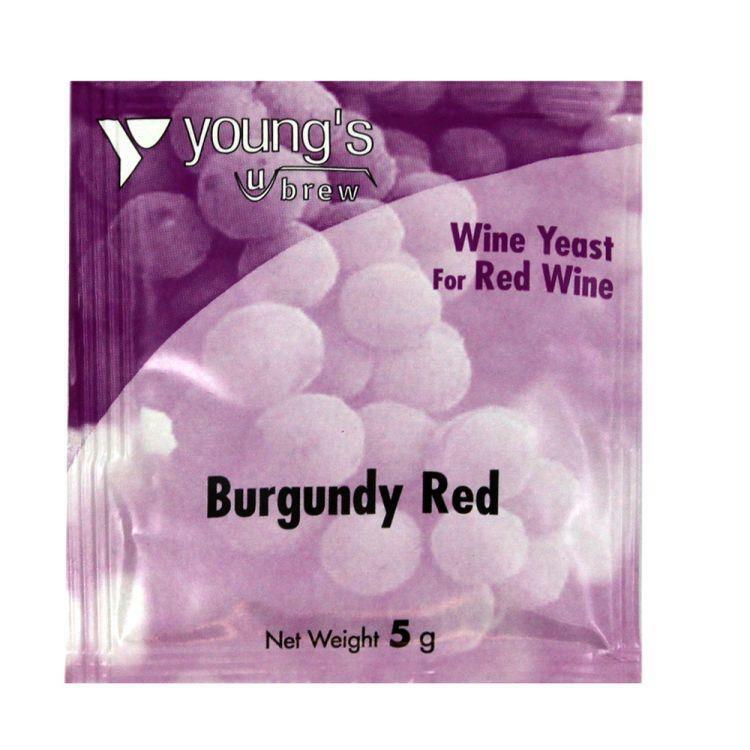 Youngs Burgundy Red Wine Yeast Sachet 5g 4322