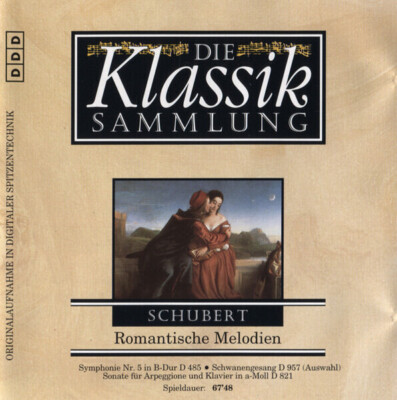 CD Schubert Die Klassik Sammlung 73 - Romantische Melodien DeAgostini