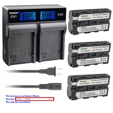 Kastar LCD Rapid Charger Battery for Sony NPF570 CCD-TRV68 CCD-TRV71 CCD-TRV715