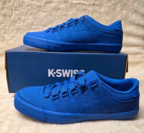 K-SWISS Classic LP CVS VNZ Men’s Blue Canvas size 7 Lace-Up Low Top Sneaker US 7