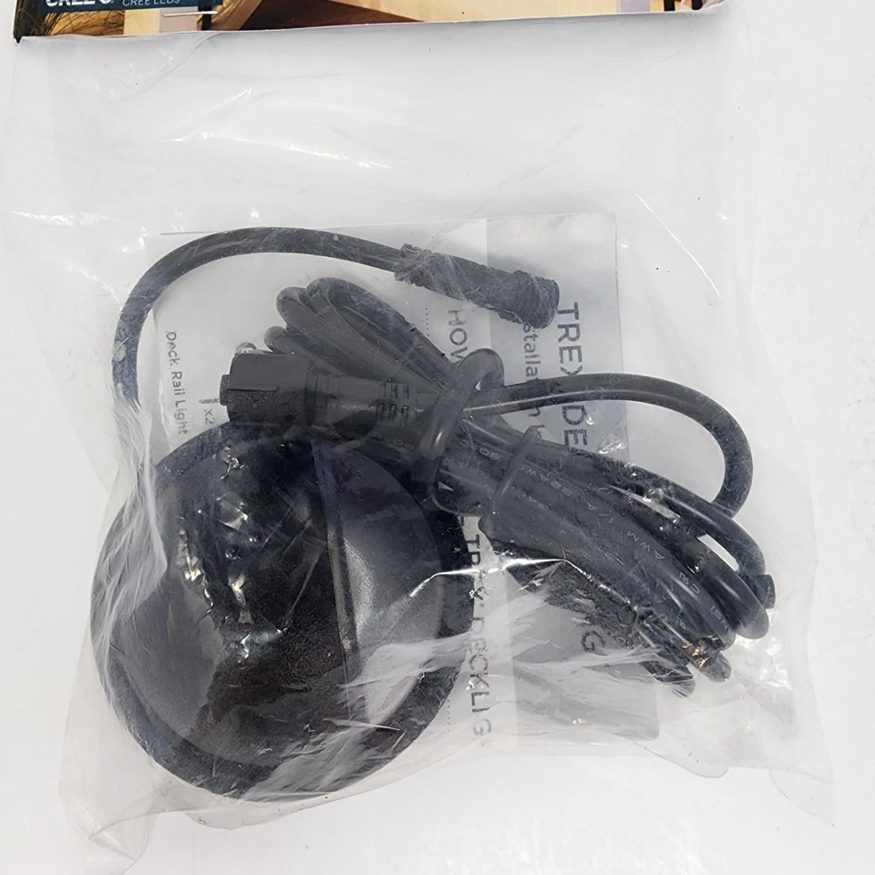 Trex 2.75" Deck Rail Light compatible with Trex LightHub System, Charcoal Black - Image 3 of 4