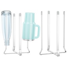 Bottle Drying Rack Reusable Drying Rack for Bottles Metal Foldable Water Bott...