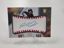 JARED OLIVA 2021 ABSOLUTE RPA ROOKIES BALL PATCH  RED RC AUTO /35