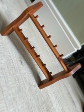 Thimble Display Rack Wooden Wall Mount Wooden pine  12 thimbles