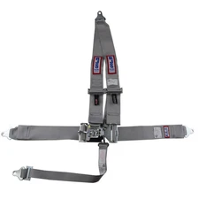 RJS Racing Equipment 1125407 5-Point Latch and Link Racing Harness Grey