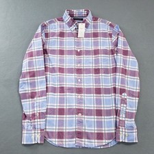 Banana Republic Button Down Shirt Men's Small Cotton 078 Wash Long Sleeve NEW