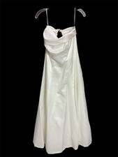 Off white Anne Stanley Wedding Dress Size 6 Strapless