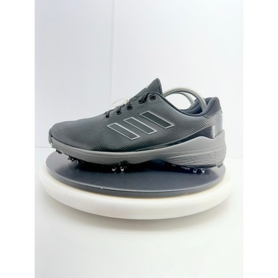 Adidas ZG23 Golf Shoes Mens Size 9.5 Black Silver Metallic Grey GW1178