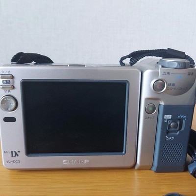 SHARP ミニ DV ビデオカメラ VL-DC3 動作品 Sharp VL-DC3 LCD Video Camera with Accessories, Used, Very Good