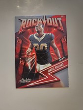 Panini 2023 Absolute Rock Out Jamaal Williams #20 New Orleans Saints Insert