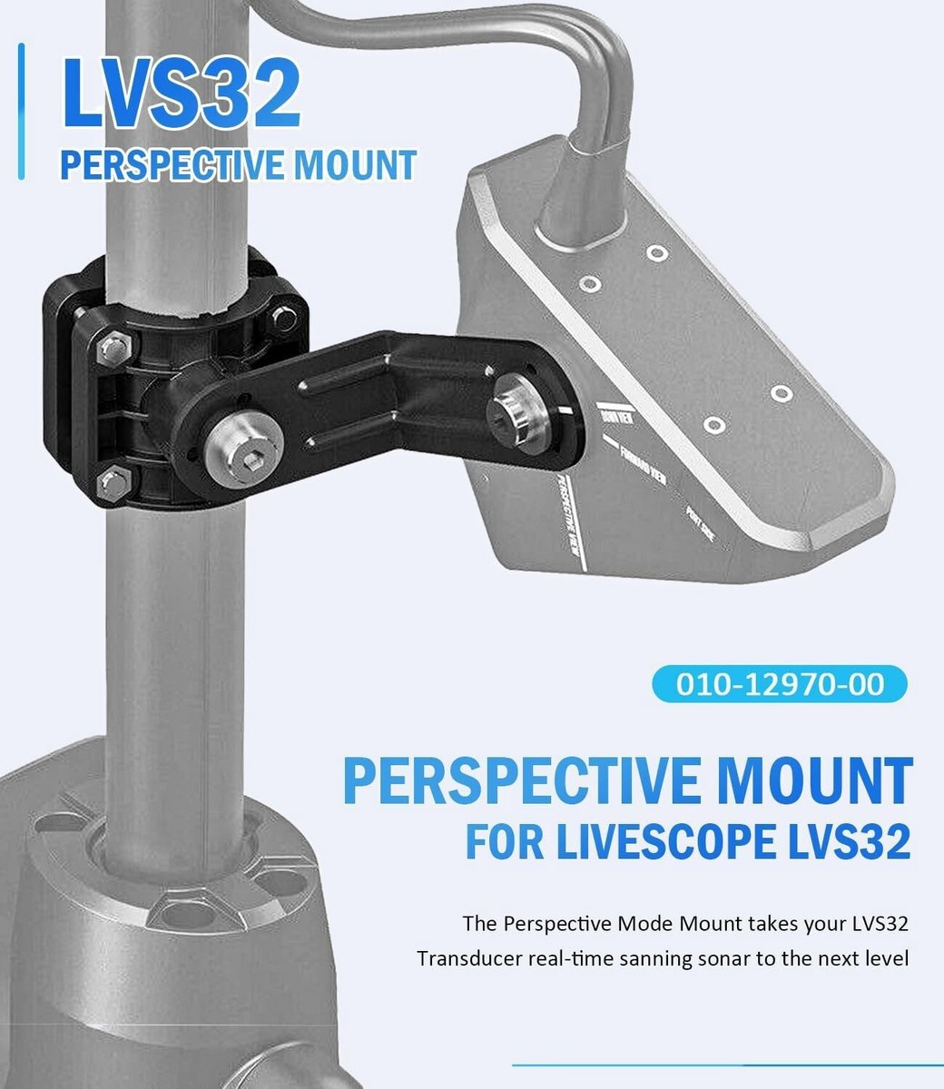 Garmin Panoptix Livescope LVS32 Perspective Mount 010-12970-00 | Transducer Mode Accessory For GPSMAP & ECHOMAP Chartplotters