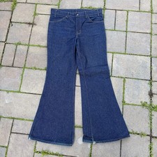 Vintage 70s 80s 90s Levi’s 684 Elephant Bells Bottoms Made In USA Orange Tab 34