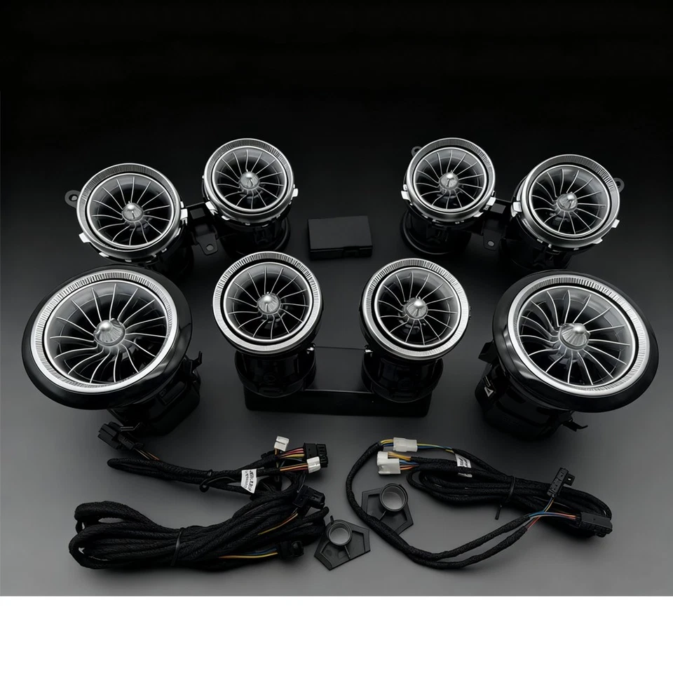 US-Fits For 2017-2022 Mercedes e300 350 e63 Air Vent Ambient Light w213 Interior Foto 2 de 4