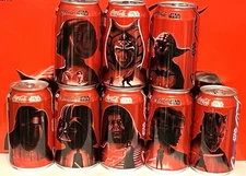 Star Wars Coca-Cola 2025 COMPLETE SET 8 Can Collection LImitedEditon SEALED Coke
