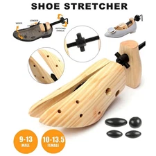 Wooden Adjustable Shoe Stretcher Expander Boot Shoes Woman  10-13.5 , Man 8.5-12