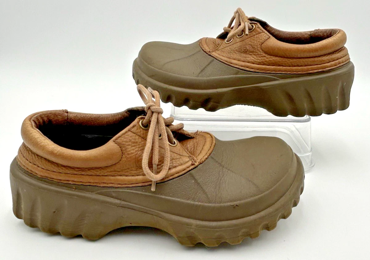 Crocs Boat Shoe Leather Upper Casual Shoes for Men for sale 