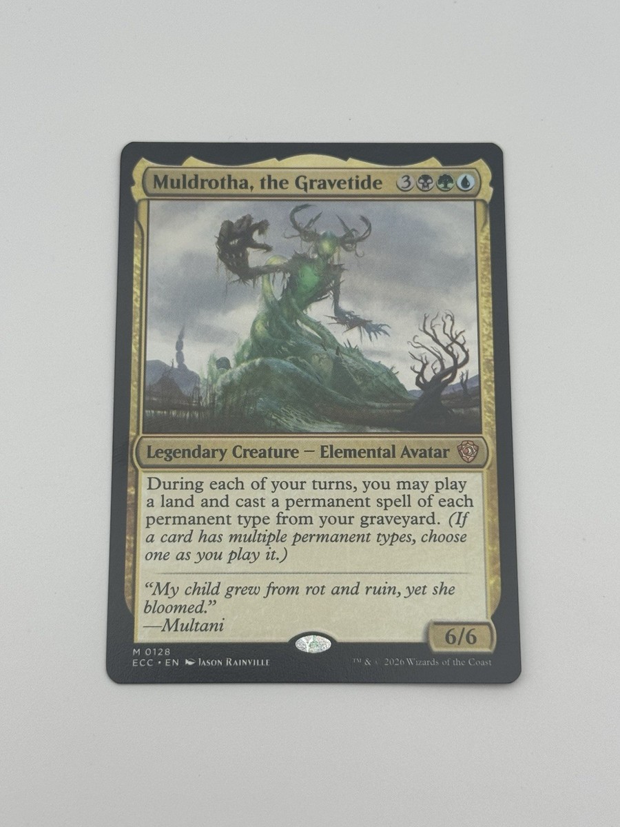 mtg muldrotha the gravetide commander deck Muldrotha, the Gravetide - NM - 128 - ECC Commander: Lorwyn Eclipsed MTG  Magic