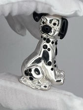 Disney 101 Dalmatians Dalmatian Dog Silver Tone Enamel Pin Brooch