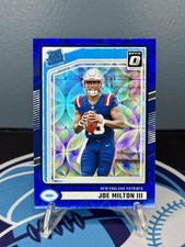 2024 Donruss Optic Rated Rookies Preview Blue Scope #319 Joe Milton III RC